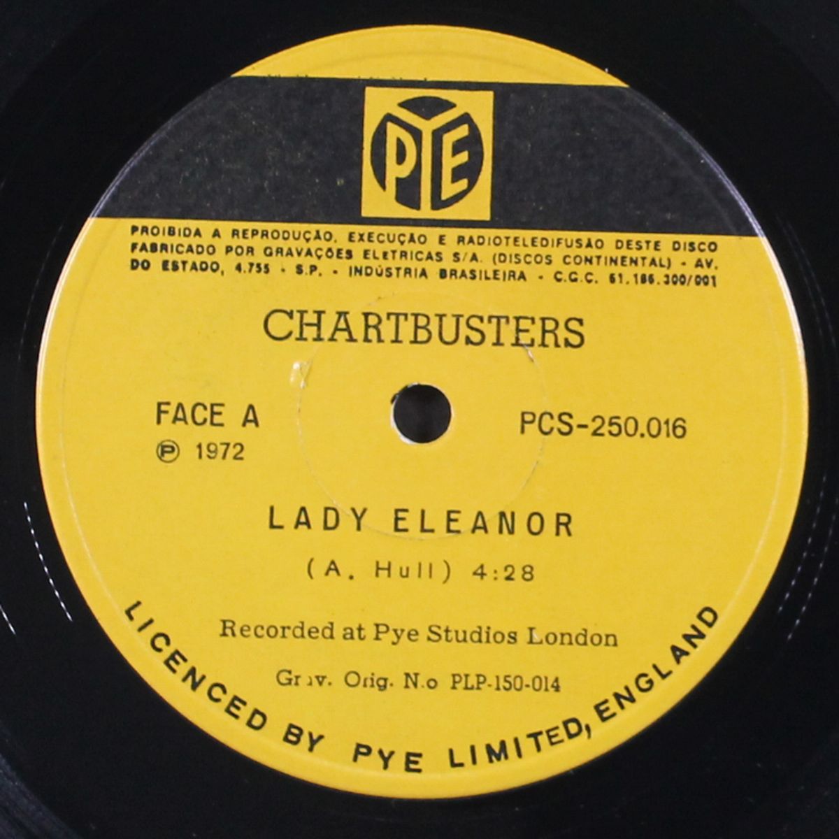 lady eleanor / hold your head up by CHARTBUSTERS