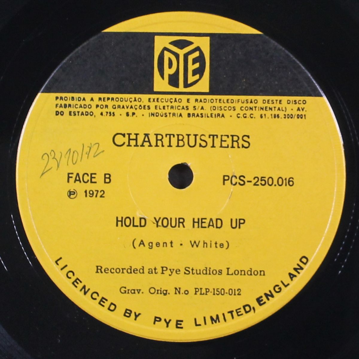 lady eleanor / hold your head up by CHARTBUSTERS