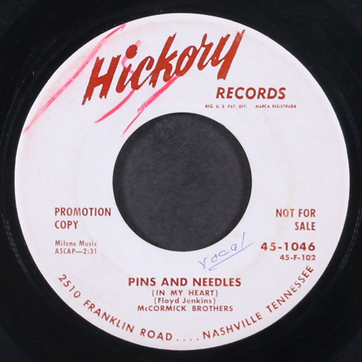 pins and needles / shuffle and deal by MCCORMICK BROTHERS