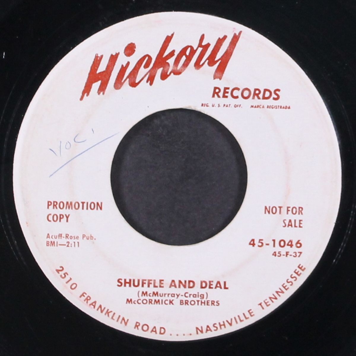 pins and needles / shuffle and deal by MCCORMICK BROTHERS