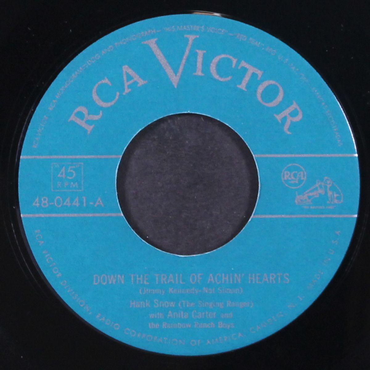 bluebird island / down the trail of achin' hearts by HANK SNOW