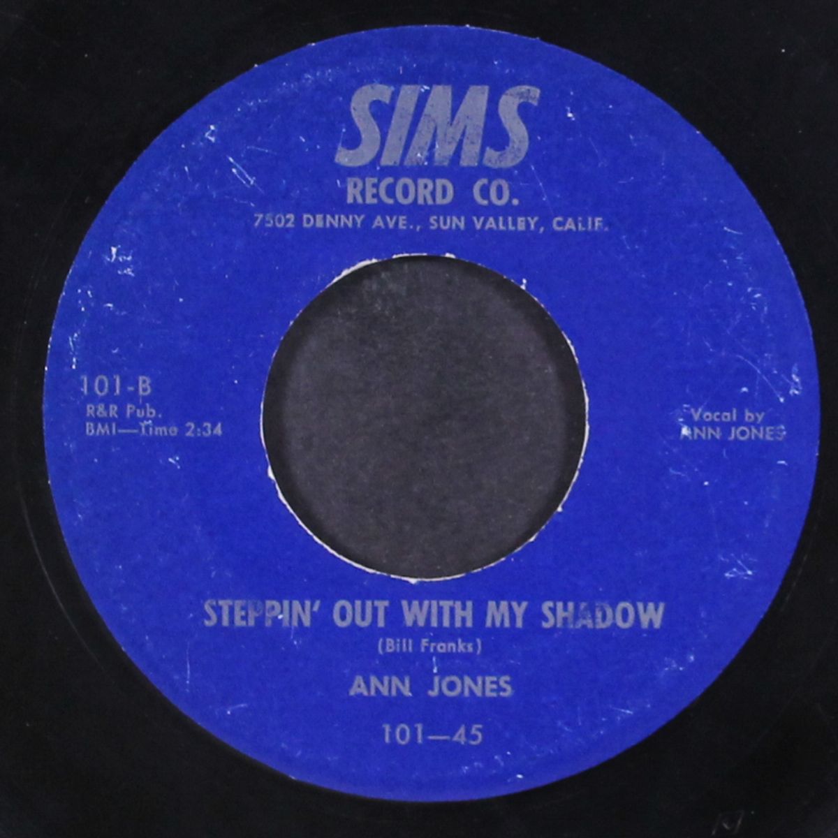 kind of love i'm craving / steppin' out with my shadow by ANN JONES