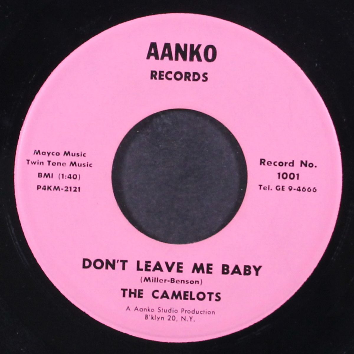 your way / don't leave me baby by CAMELOTS