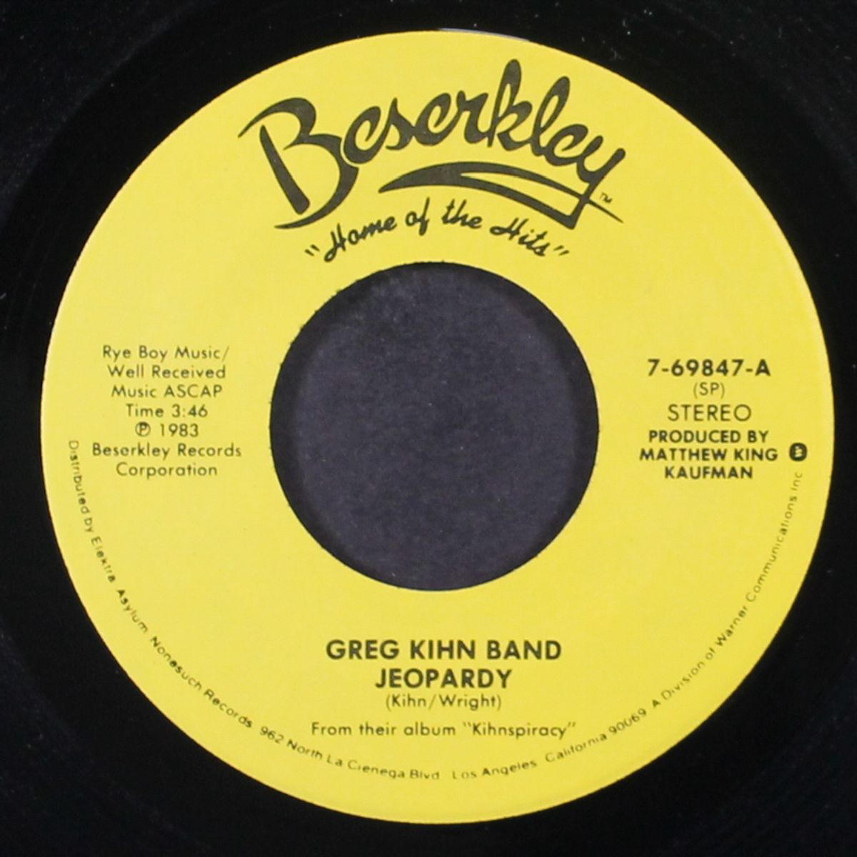 jeopardy / fascination by GREG KIHN
