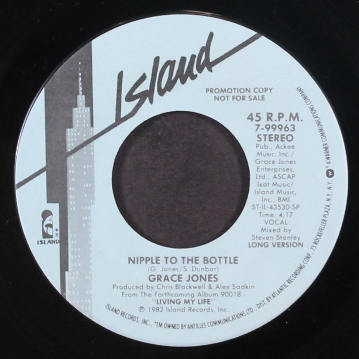 nipple to the bottle / short by GRACE JONES