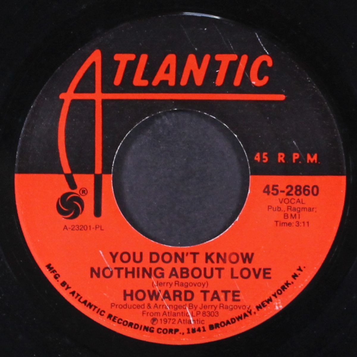 she's a burglar / you don't know nothing about love by HOWARD TATE