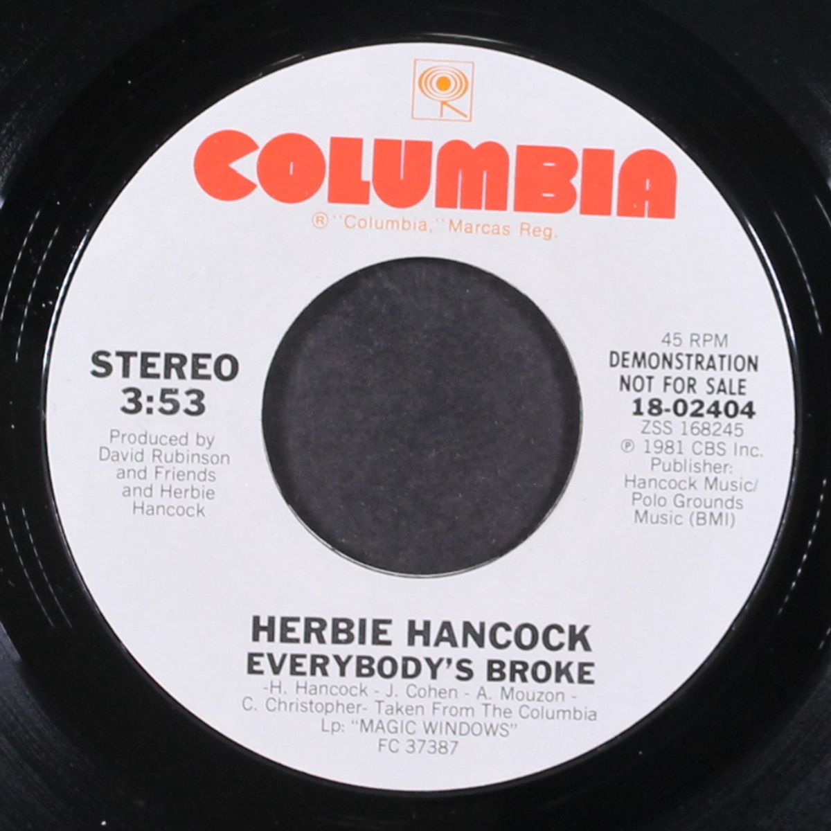 everybody's broke / same by HERBIE HANCOCK