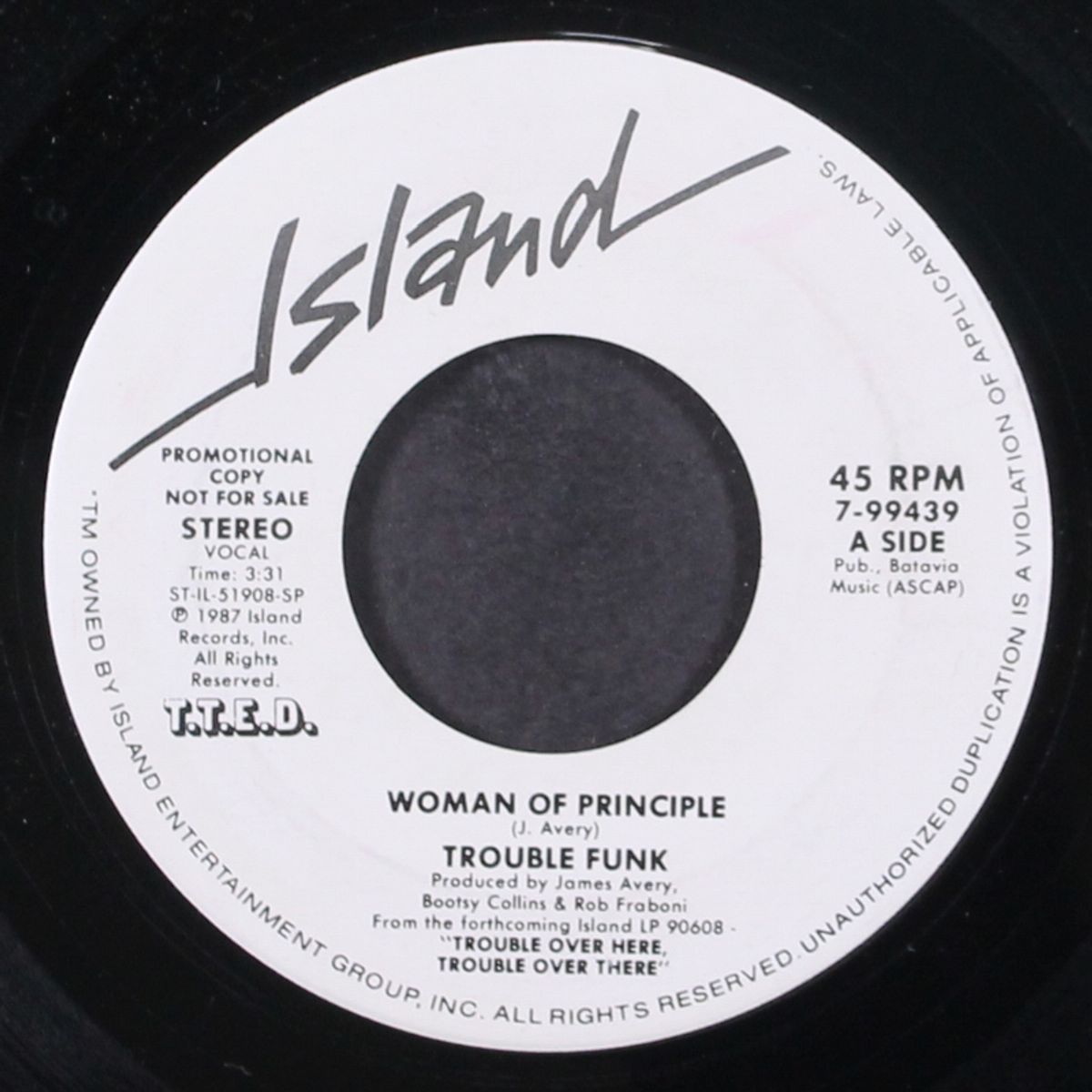 woman of principle / same by TROUBLE FUNK