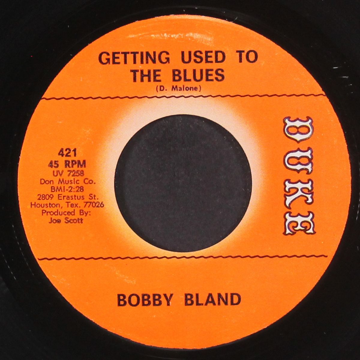 that did it / getting used to the blues by BOBBY BLAND