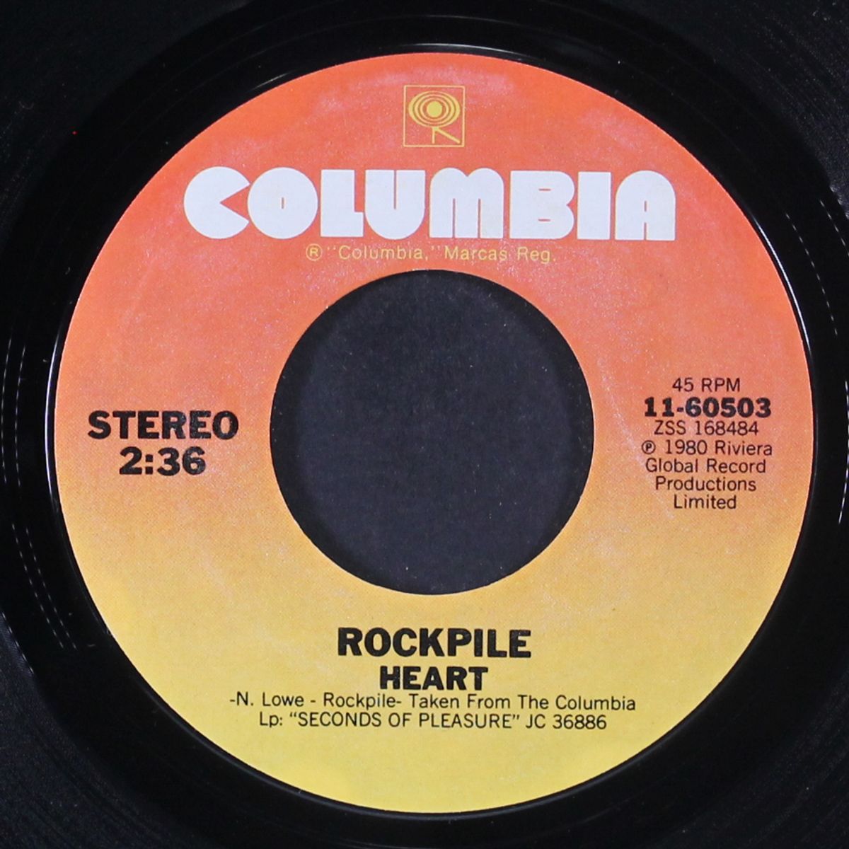 heart / take a message to mary by ROCKPILE