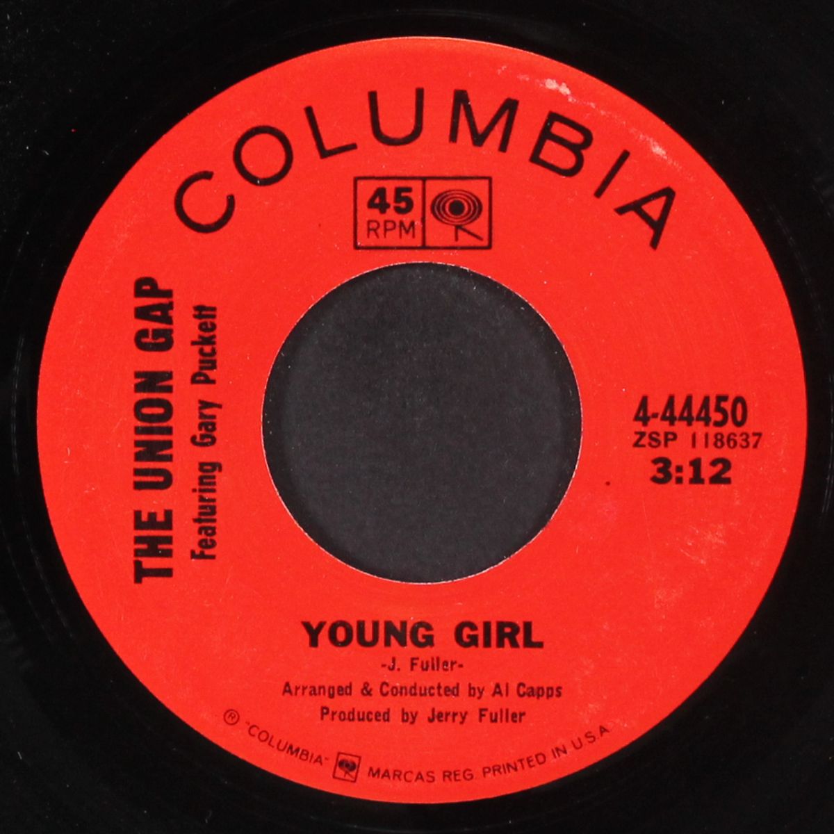 young girl / i'm losing you by GARY PUCKETT & UNION GAP