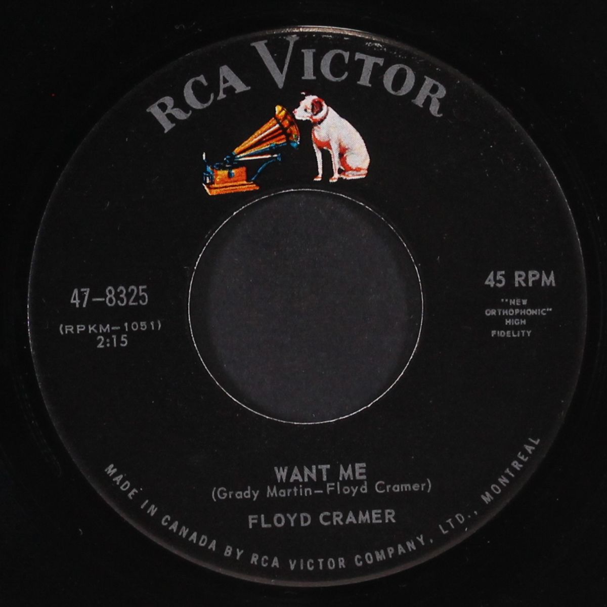 want me by FLOYD CRAMER