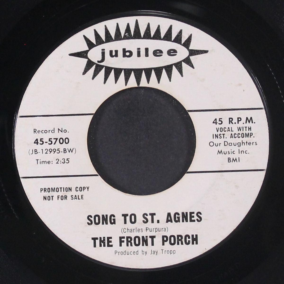 shake rattle & roll / song to st. agnes by FRONT PORCH