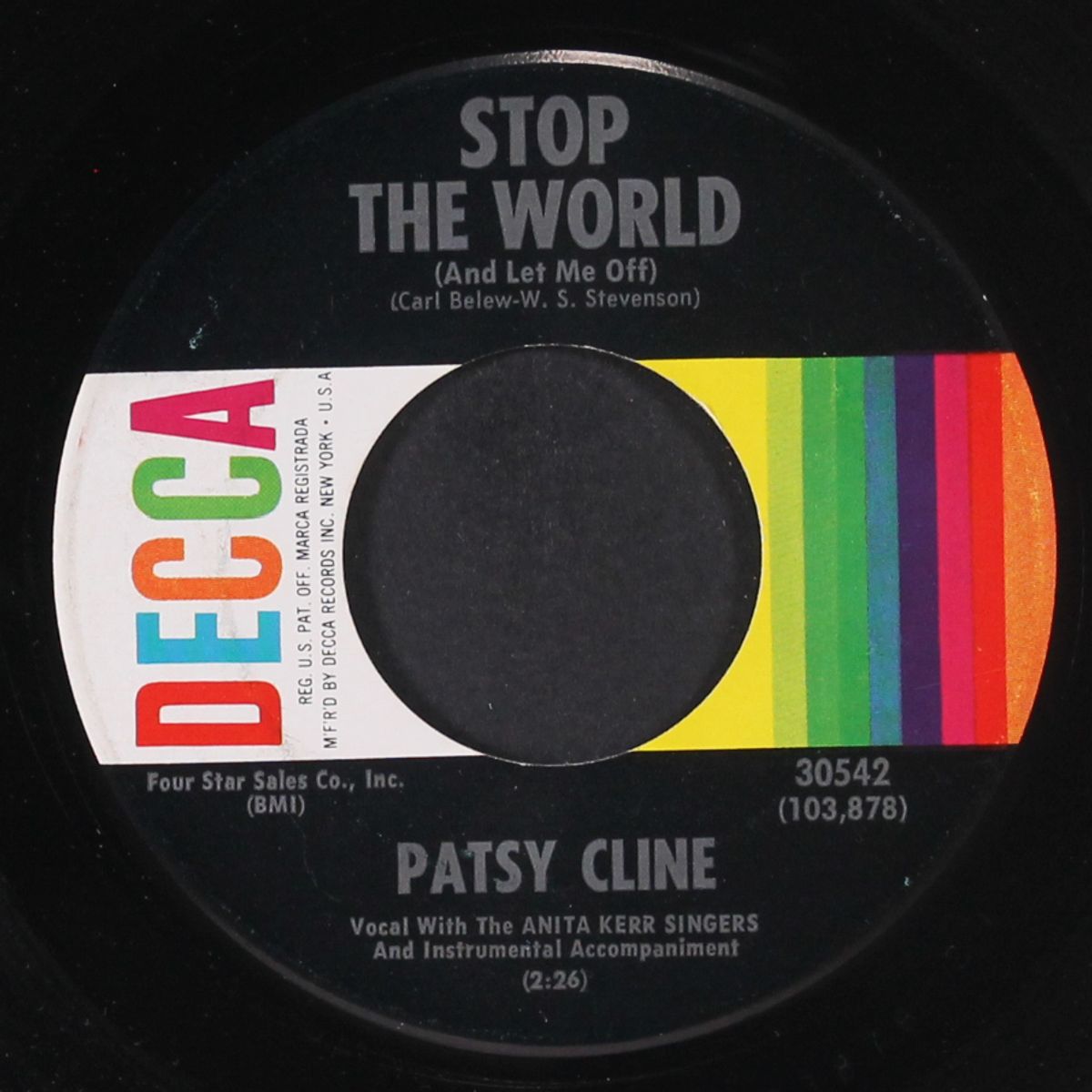 walking dream / stop the world by PATSY CLINE
