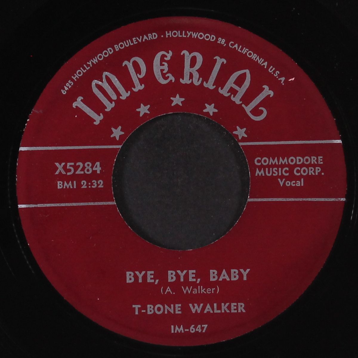 bye, bye, baby / wanderin' heart by T-BONE WALKER
