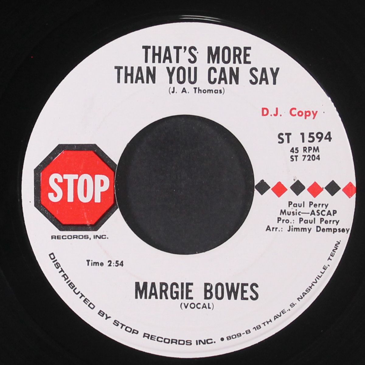 the note / that's more than you can say by MARGIE BOWES