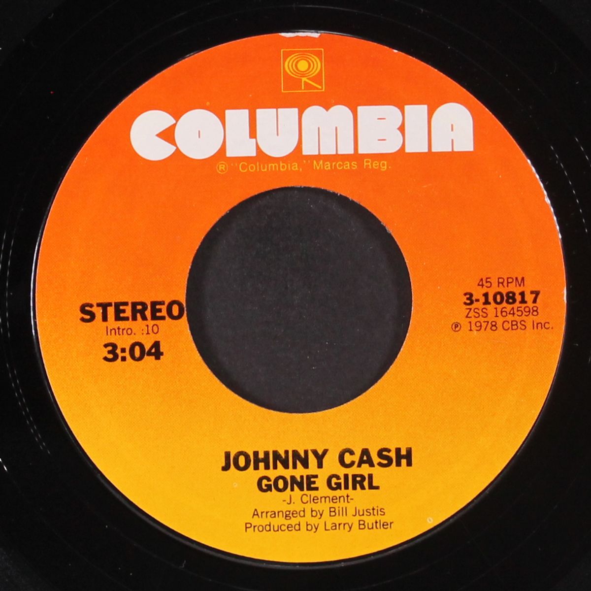gone girl / i'm alright now by JOHNNY CASH