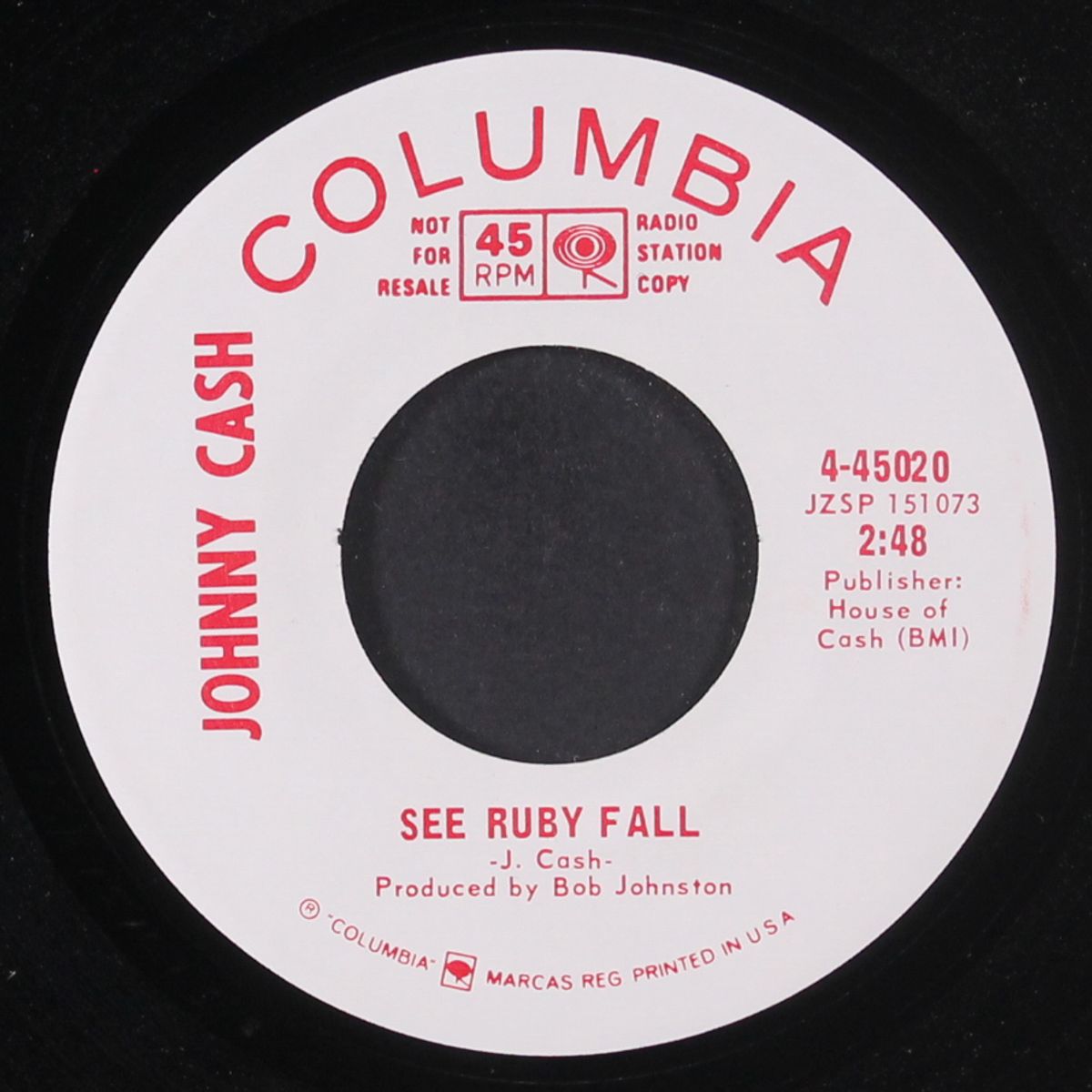 see ruby fall by JOHNNY CASH