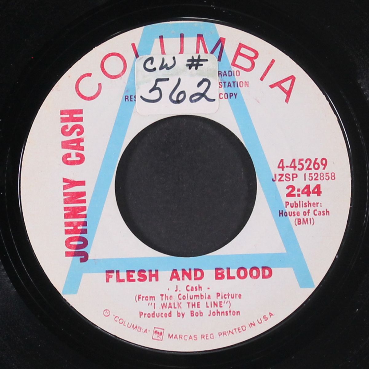 flesh and blood by JOHNNY CASH