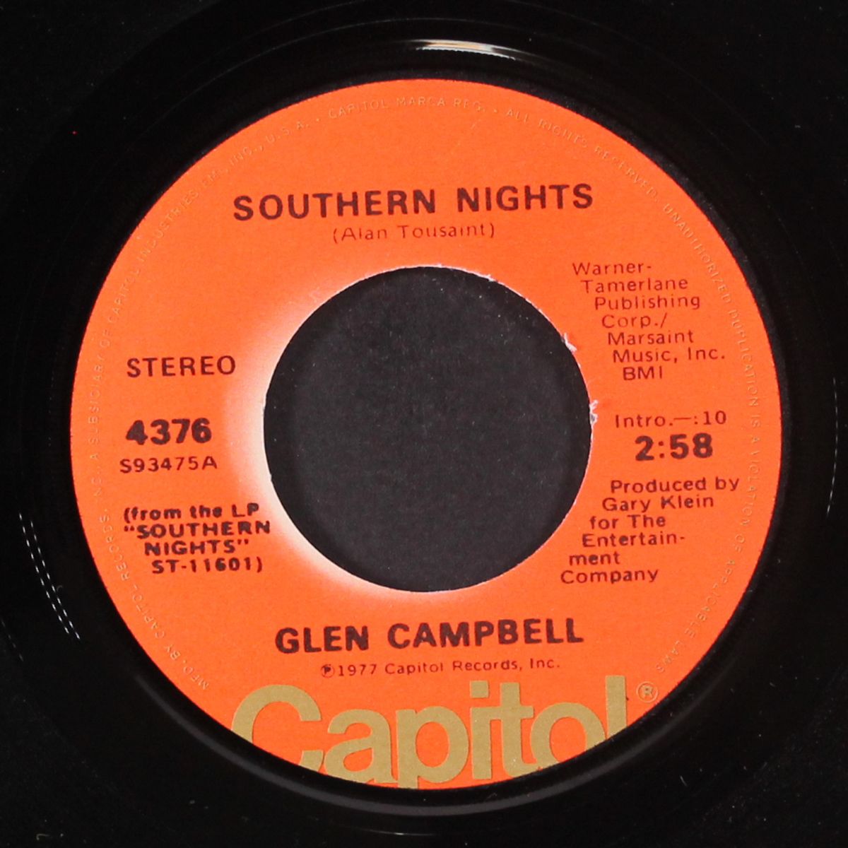 southern nights / william tell overture by GLEN CAMPBELL