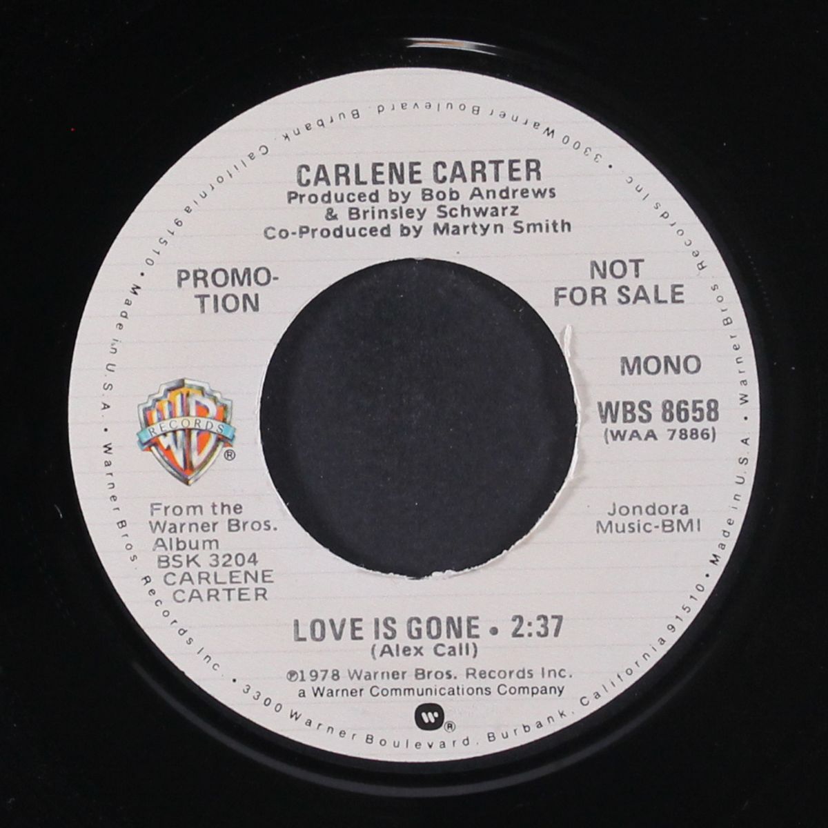 love is gone / mono by CARLENE CARTER