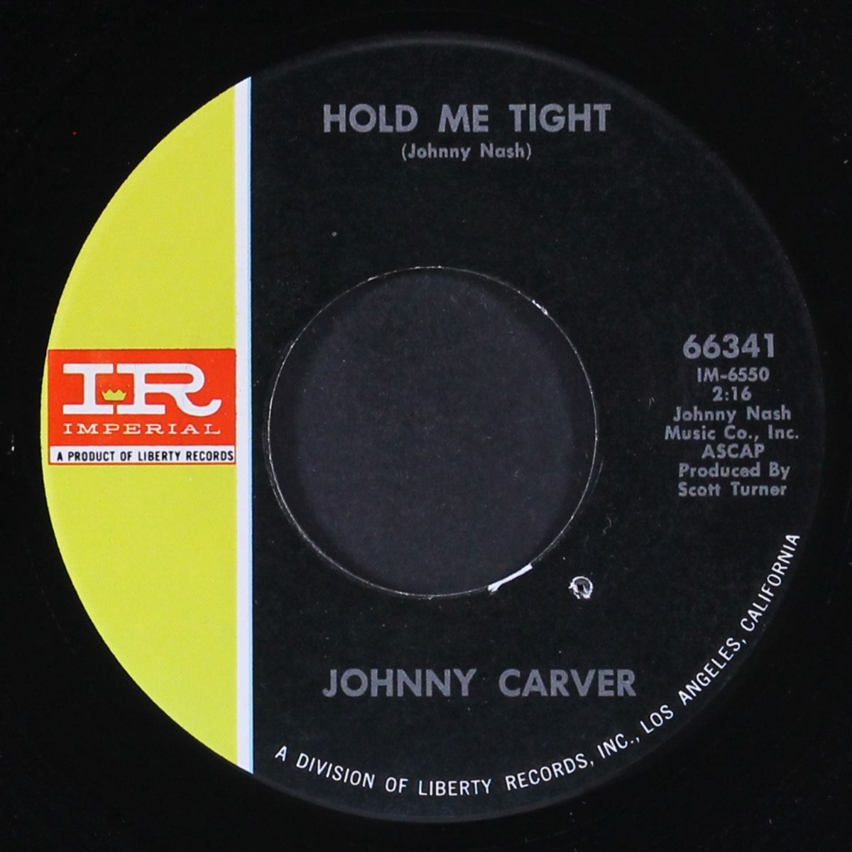 hold me tight / my heart's been marching by JOHNNY CARVER