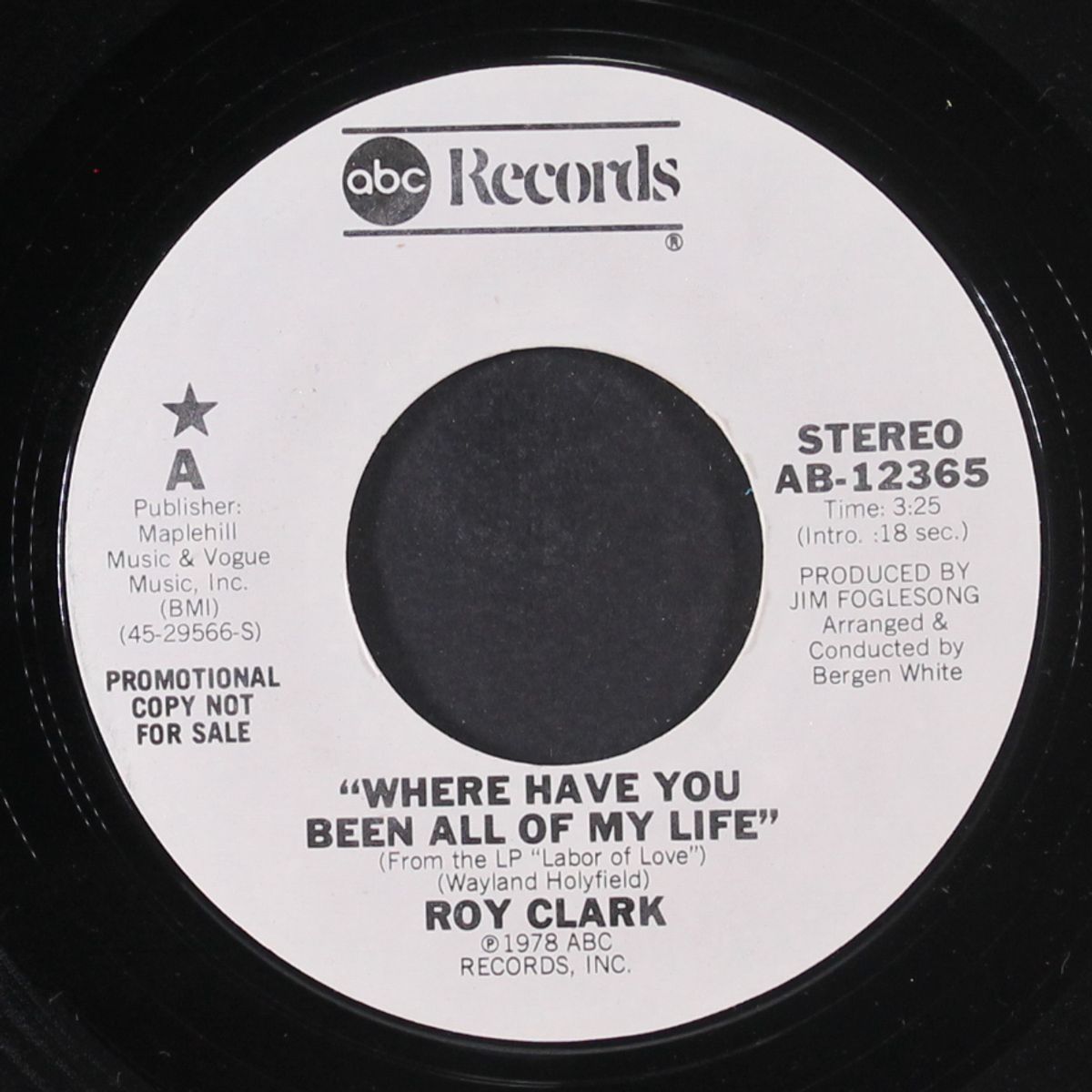 where have you been all of my life / same by ROY CLARK