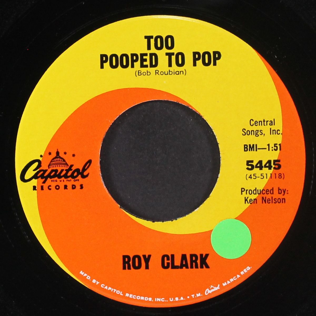 too pooped to pop by ROY CLARK