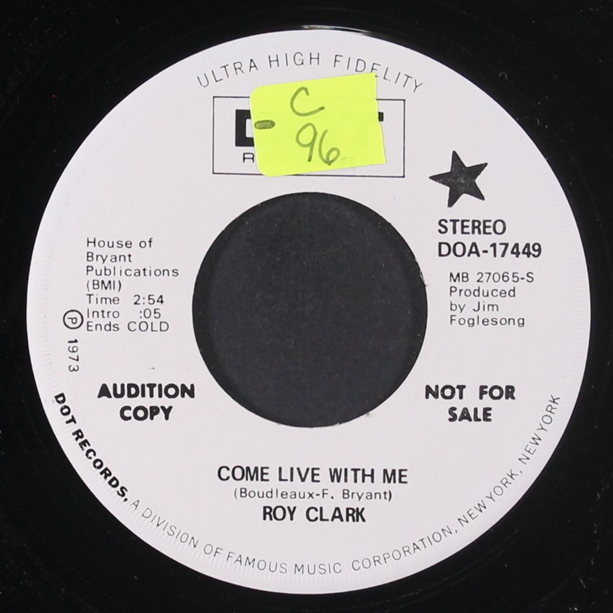 come live with me / same by ROY CLARK
