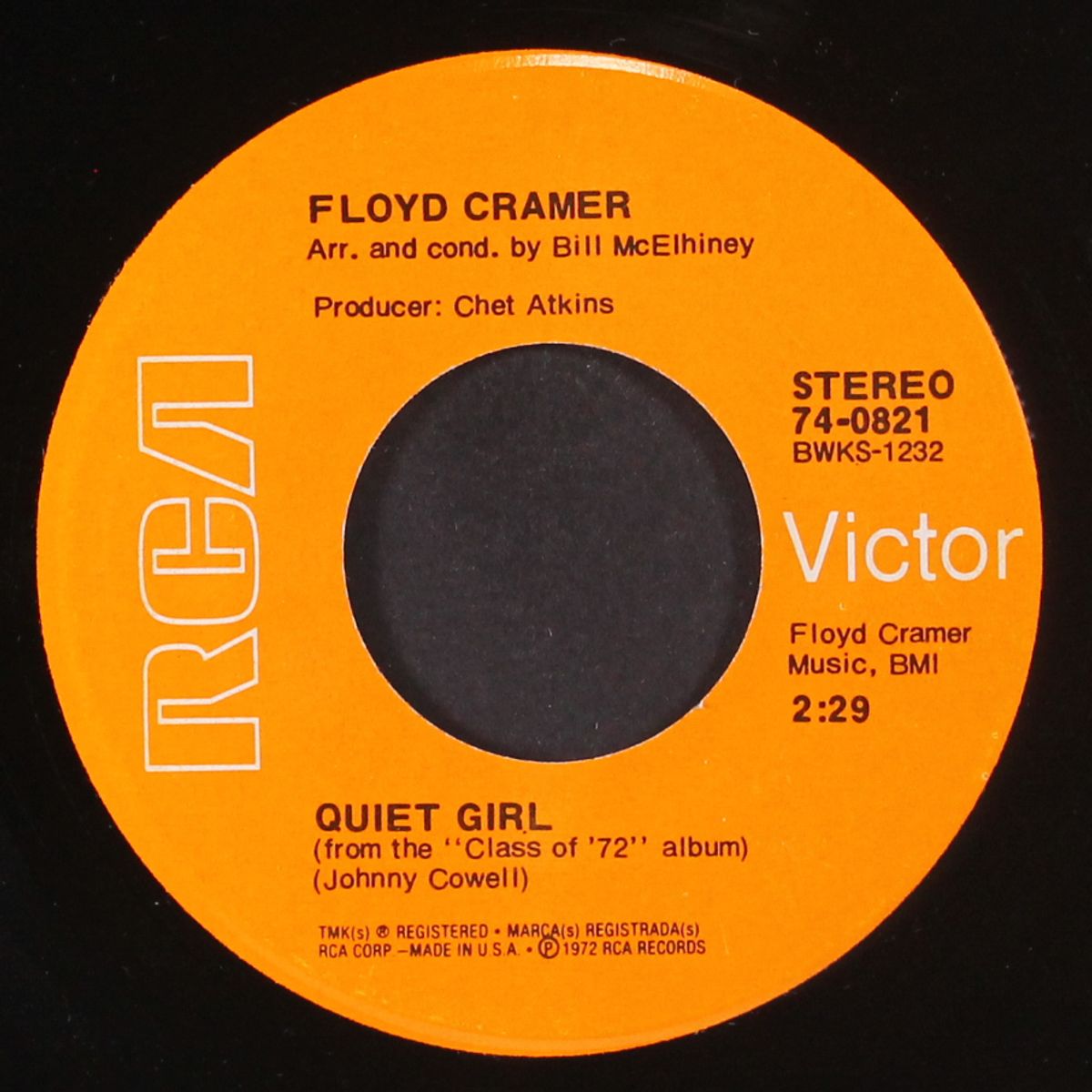 quiet girl by FLOYD CRAMER