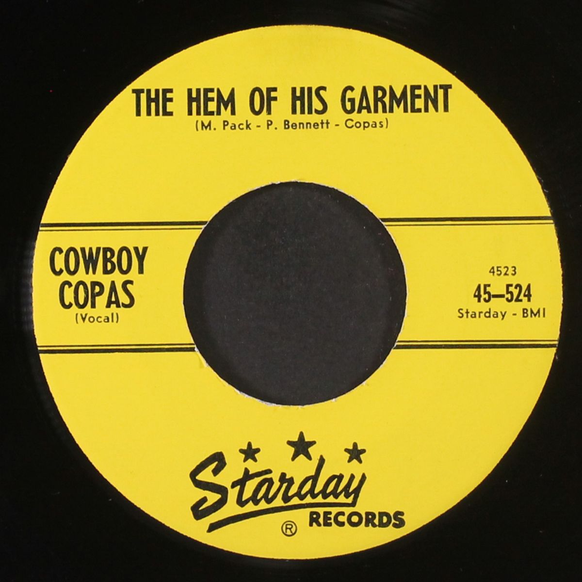 the hem of his garment by COWBOY COPAS
