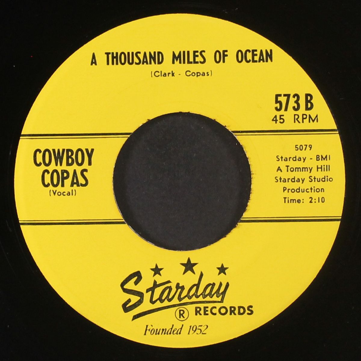sal / a thousand miles of ocean by COWBOY COPAS