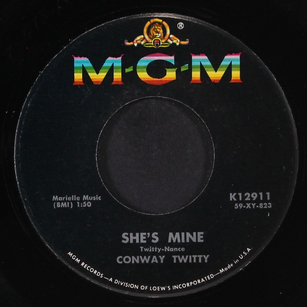 is a blue bird blue / she's mine by CONWAY TWITTY