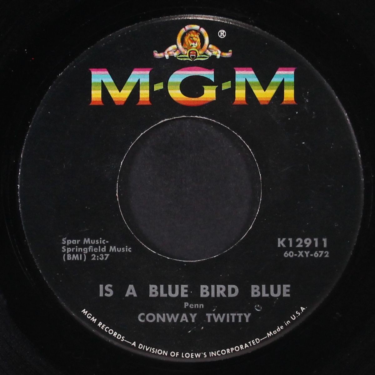 is a blue bird blue / she's mine by CONWAY TWITTY