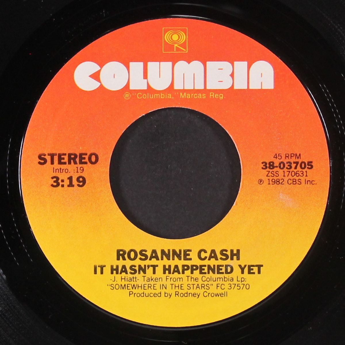 it hasn't happened yet / somewhere in the stars by ROSANNE CASH