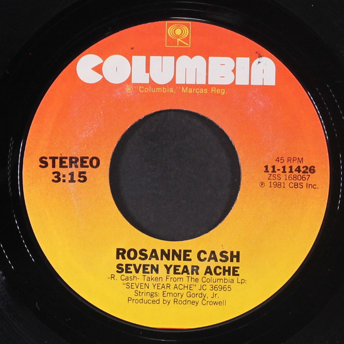 seven year ache / blue moon with heartache by ROSANNE CASH
