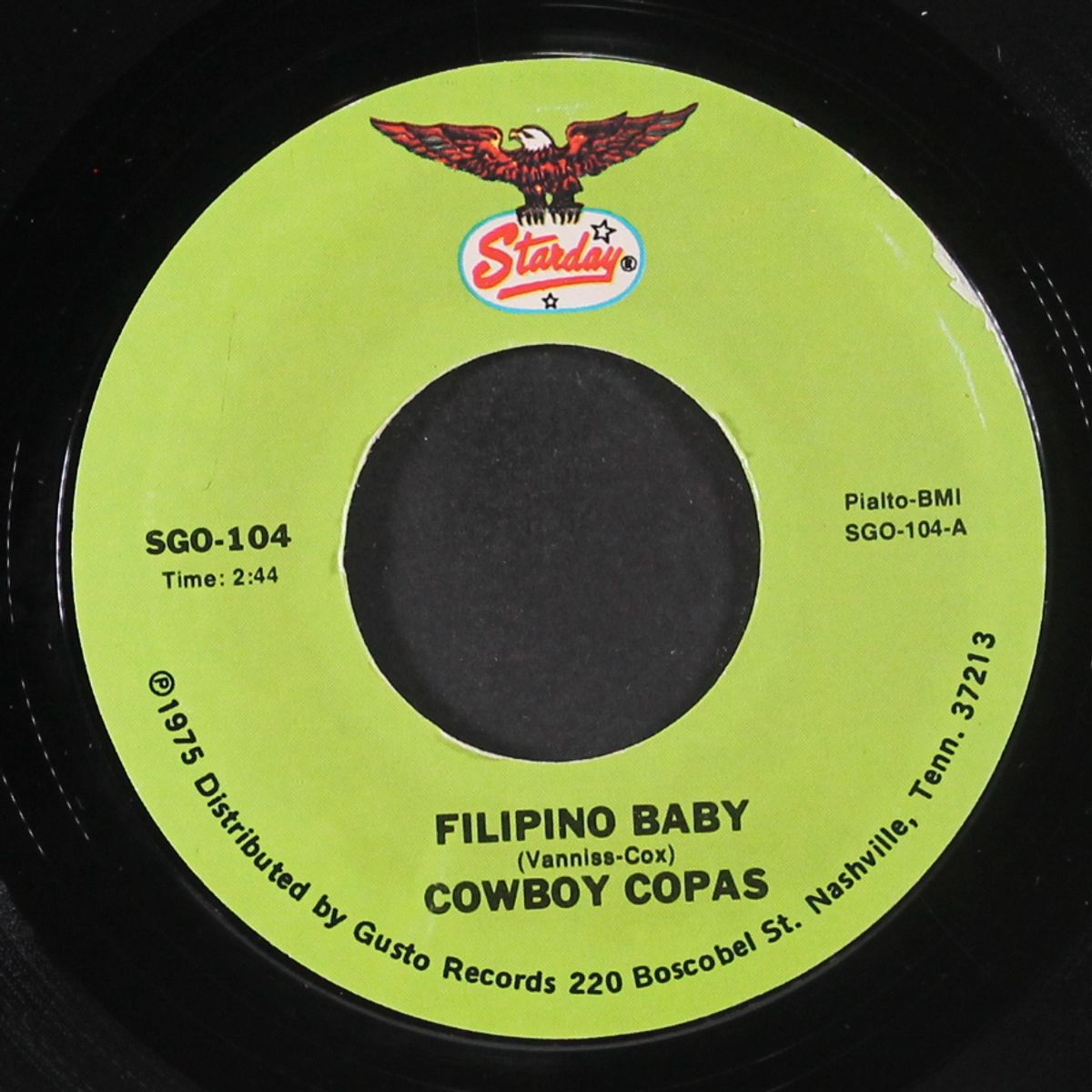 filipino baby / hillybilly heaven by COWBOY COPAS