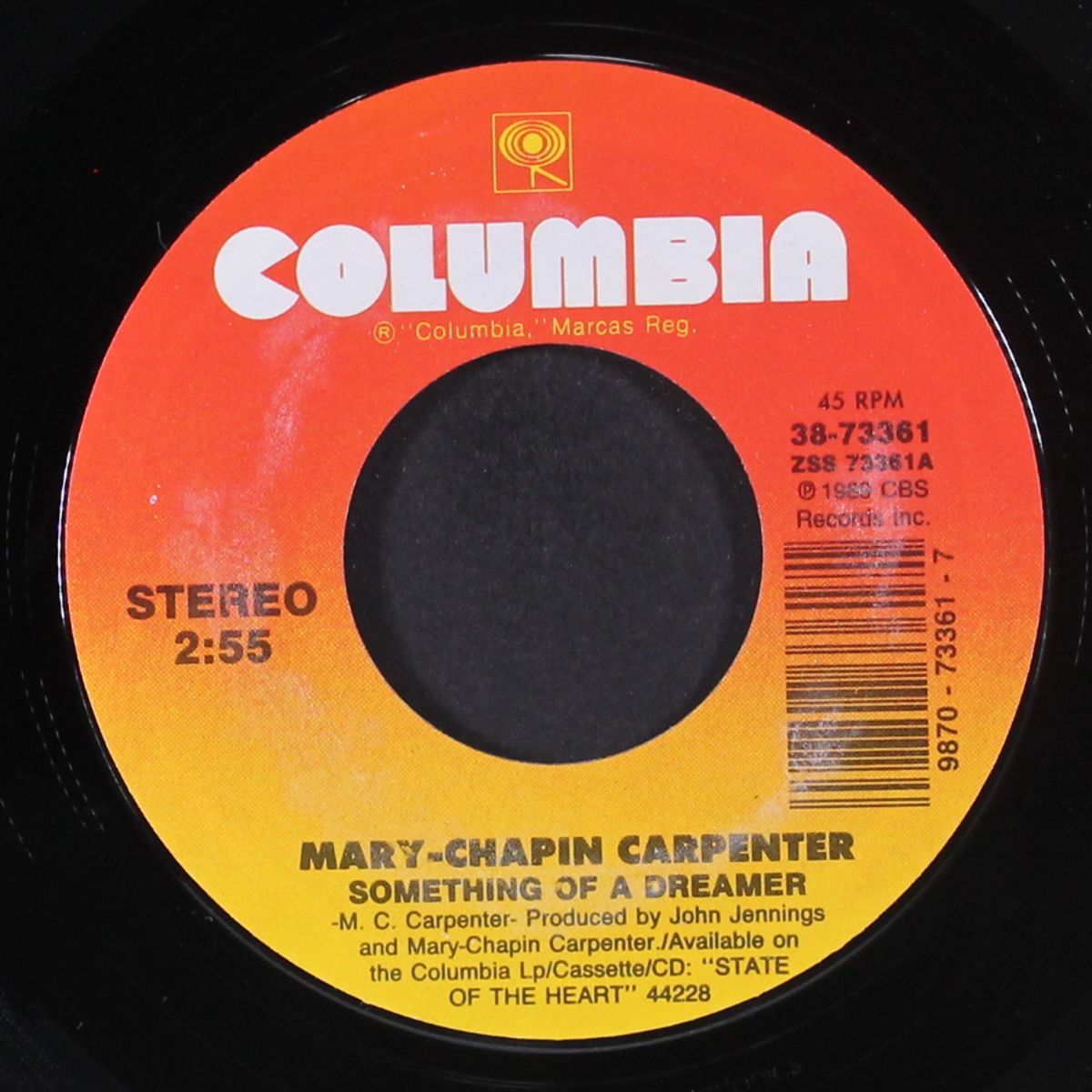 something of a dreamer by MARY-CHAPIN CARPENTER