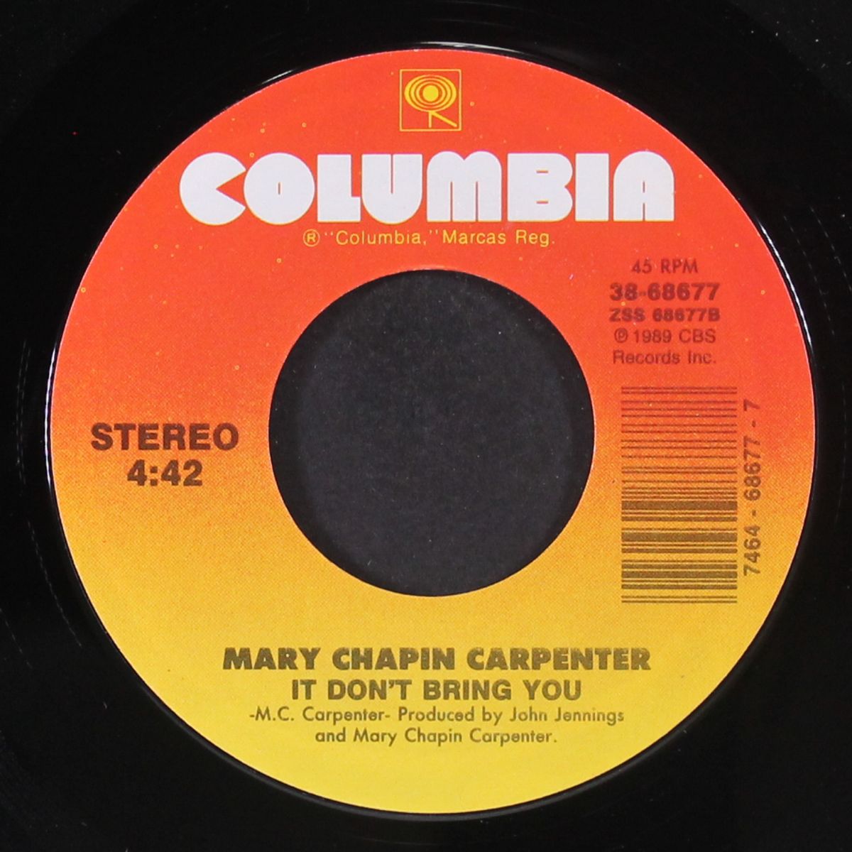 how do / it don't bring you by MARY-CHAPIN CARPENTER