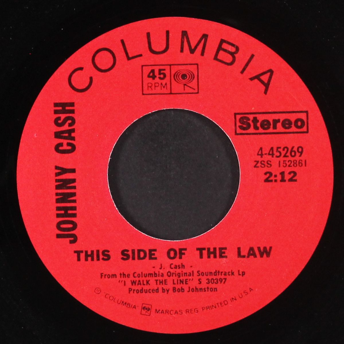 this side of the law / flesh and blood by JOHNNY CASH