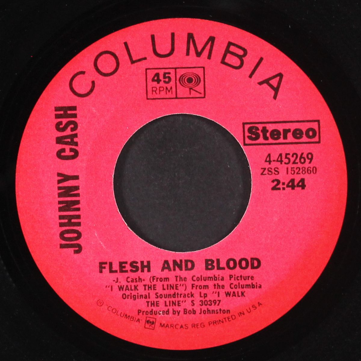 this side of the law / flesh and blood by JOHNNY CASH