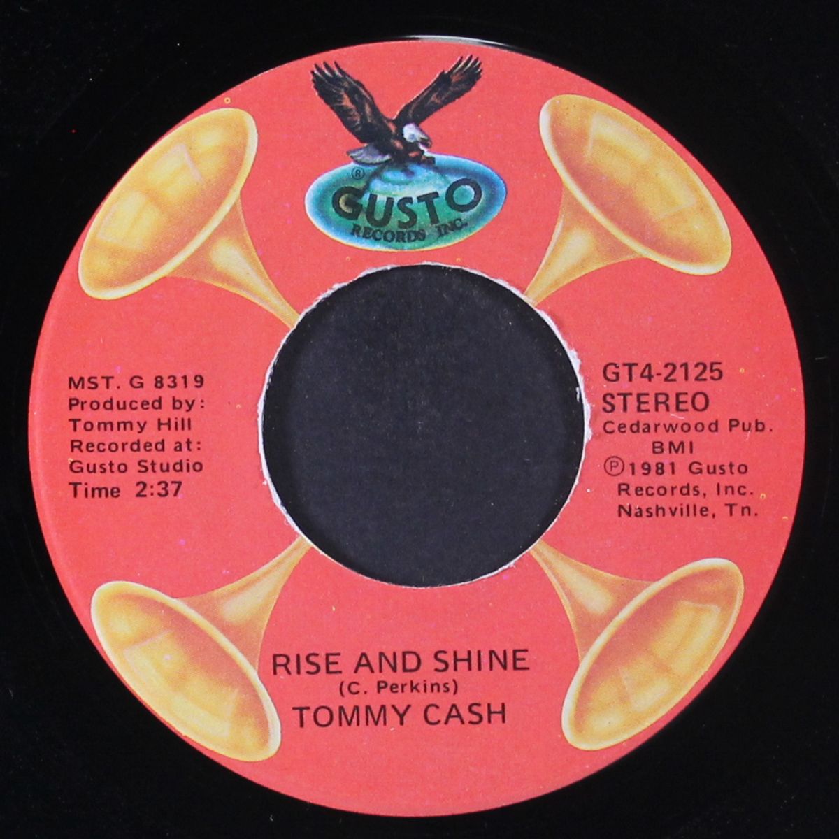 six white horses / rise & shine by TOMMY CASH