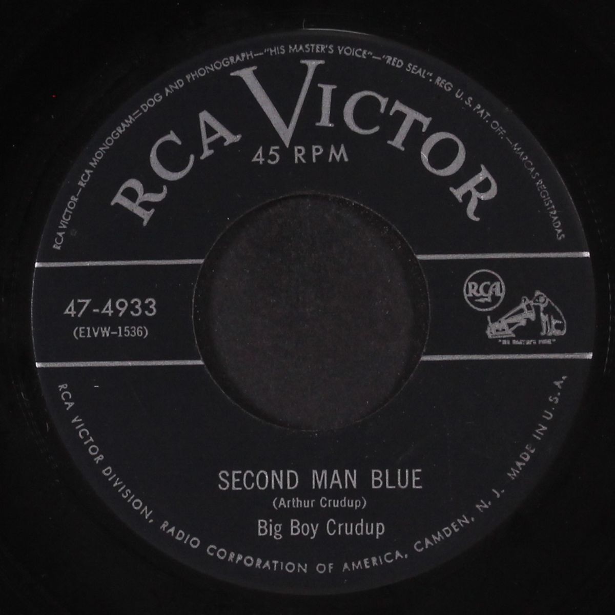 do it if you want to / second man blue by BIG BOY CRUDUP
