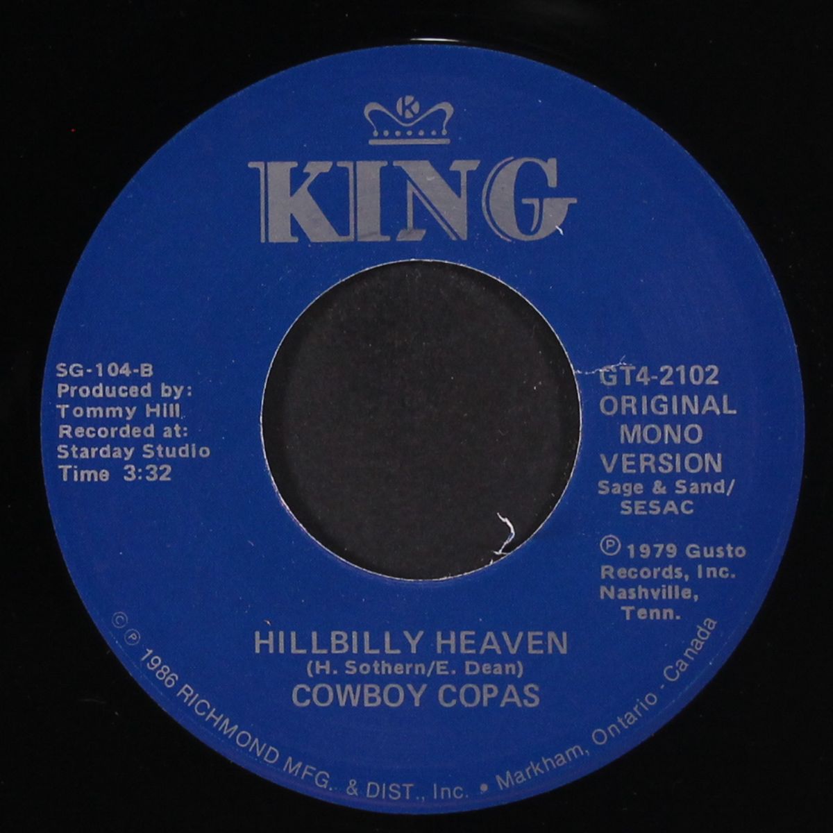 filipino baby / hillybilly heaven by COWBOY COPAS