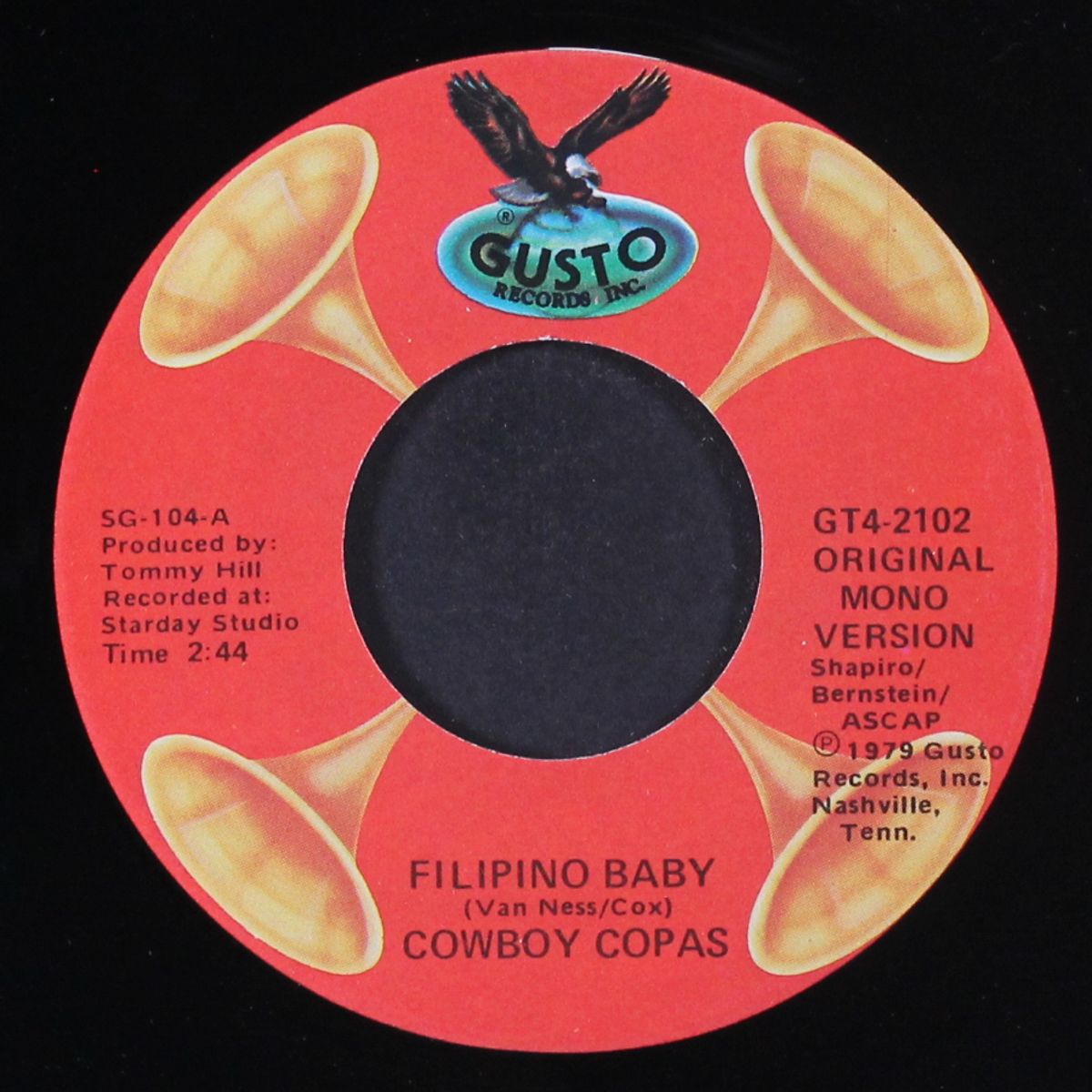 filipino baby / hillbilly heaven by COWBOY COPAS