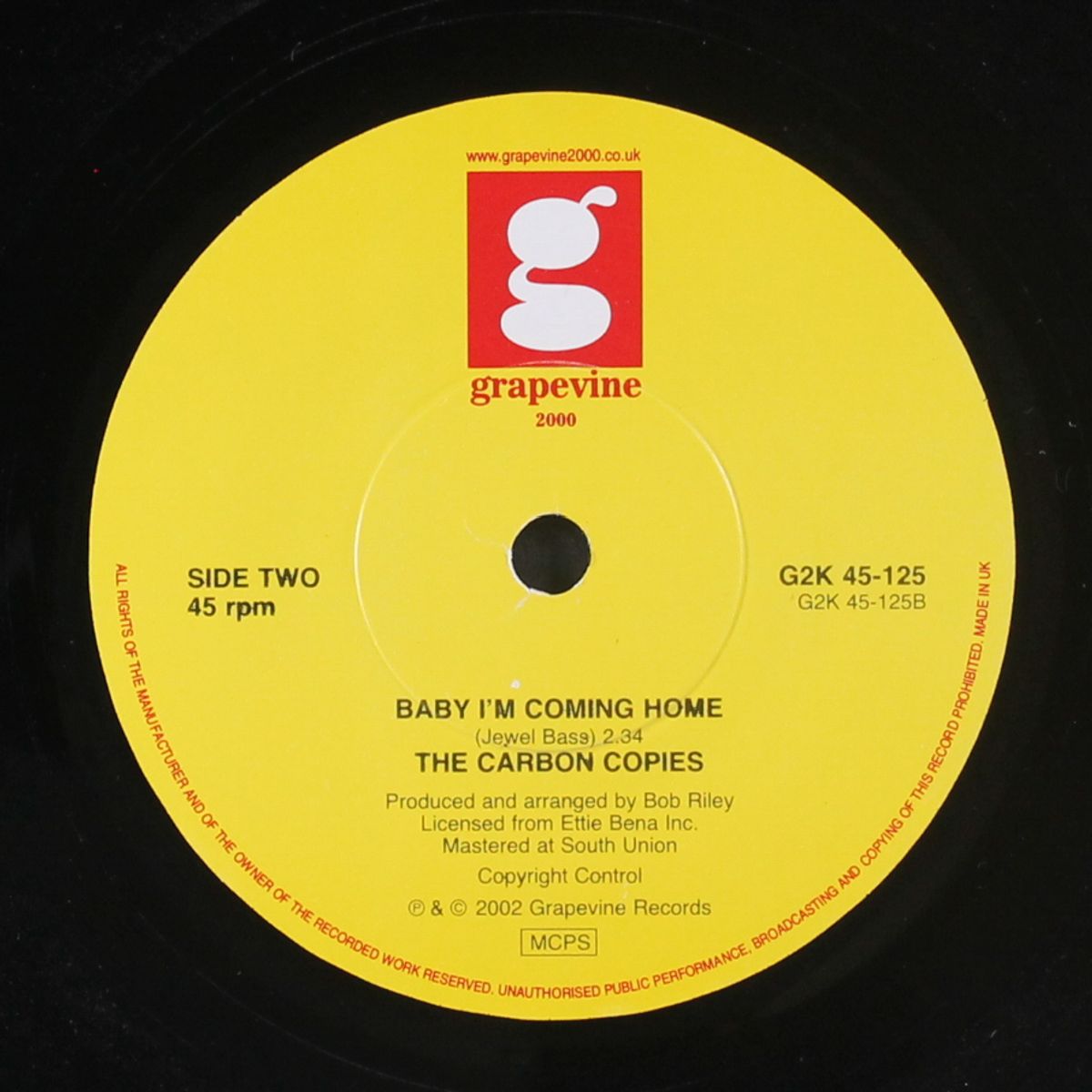 just don't love you / baby i'm coming home by CARBON COPIES