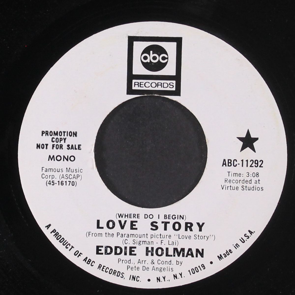 love story / mono by EDDIE HOLMAN