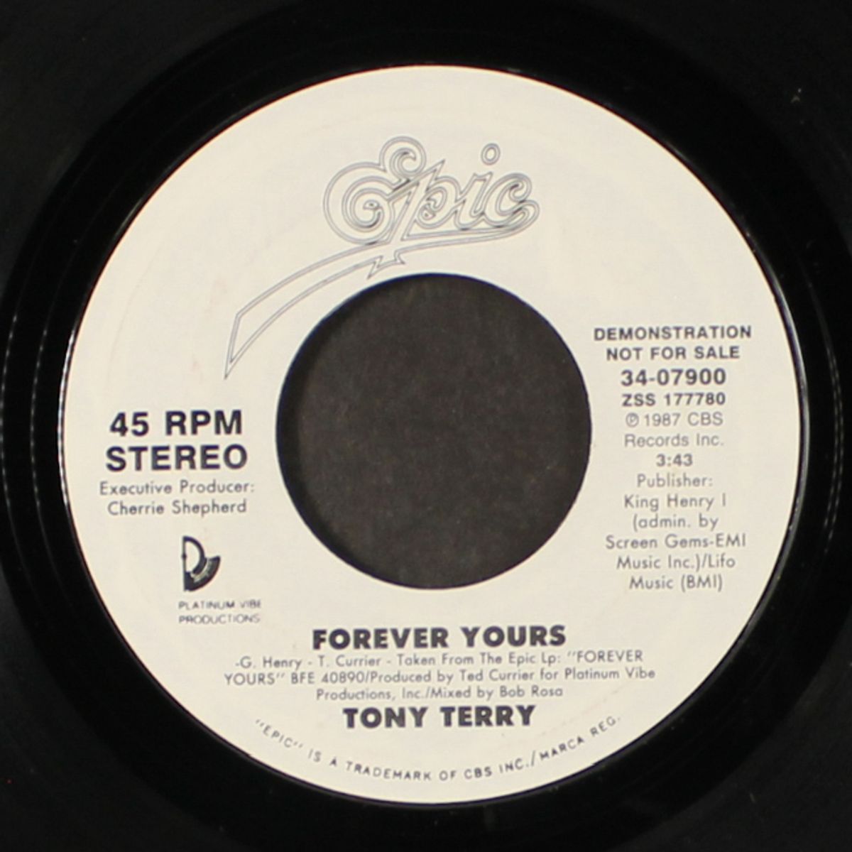forever yours by TONY TERRY