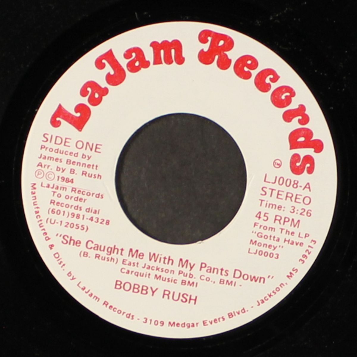 she caught me with my pants down by BOBBY RUSH