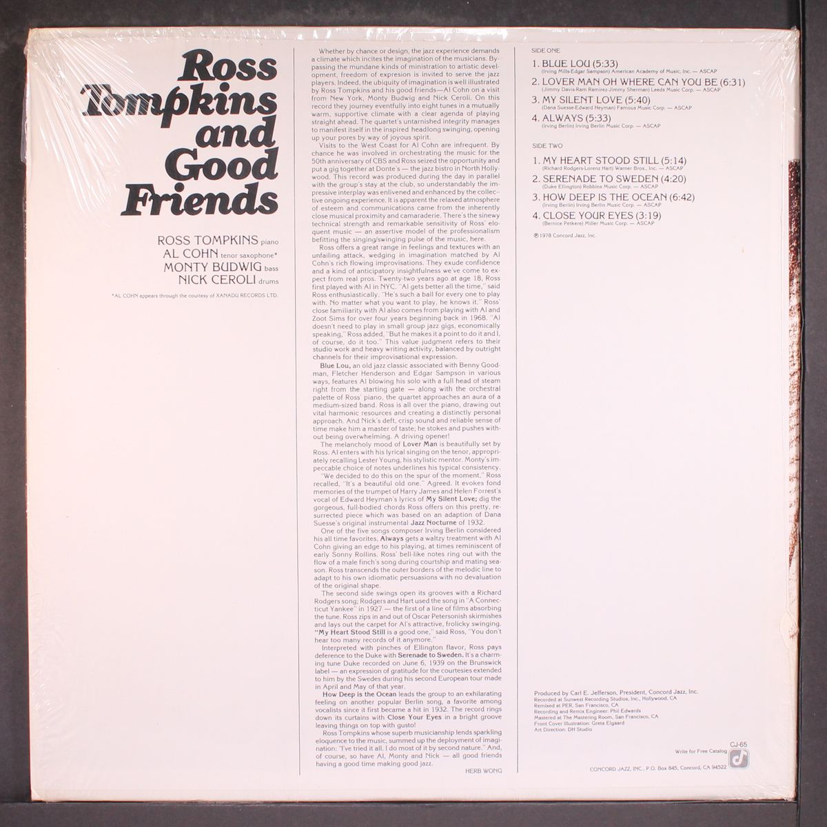 and good friends by ROSS TOMPKINS